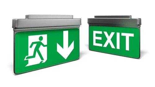 emergency exit lights